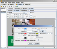 Editando una asociación con JClic author en Windows 2000 y Java 1.5