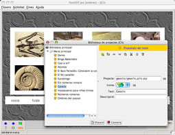 Edición de la biblioteca de proyectos del JClic en un Mac OS X